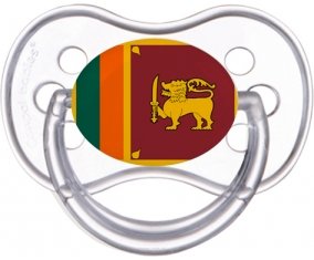 Drapeau Sri Lanka Srilanka Sucette Anatomique Transparente classique