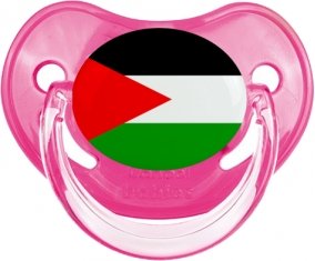 Drapeau Palestine Sucette Physiologique Rose classique