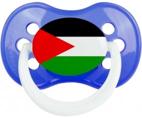 Drapeau Palestine Tétine Anatomique Bleu classique