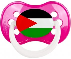 Drapeau Palestine Tétine Anatomique Rose foncé classique