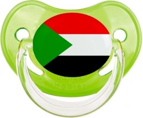 Drapeau Soudan Sucette Physiologique Vert classique