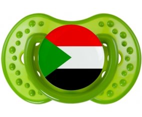 Drapeau Soudan : Sucette LOVI Dynamic personnalisée