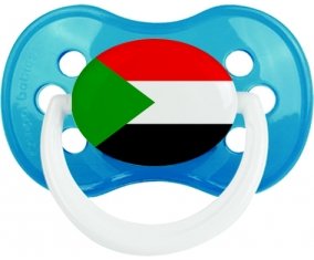 Drapeau Soudan Sucette Anatomique Cyan classique