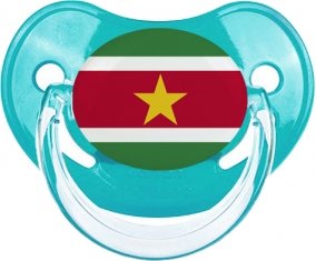 Drapeau Suriname Tétine Physiologique Bleue classique