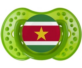 Drapeau Suriname : Sucette LOVI Dynamic personnalisée
