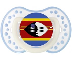 Drapeau Swaziland Sucette LOVI Dynamic Blanc-cyan classique