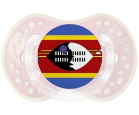 Drapeau Swaziland Sucette LOVI Dynamic Retro-rose-tendre classique
