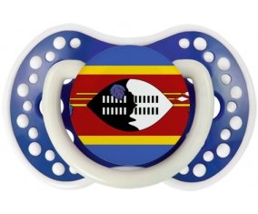 Drapeau Swaziland Sucette LOVI Dynamic Bleu-marine phosphorescente