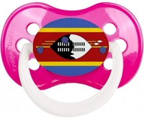 Drapeau Swaziland Tétine Anatomique Rose foncé classique