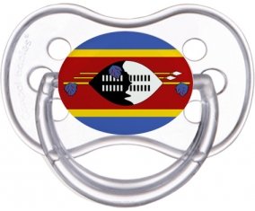 Drapeau Swaziland Tétine Anatomique Transparente classique