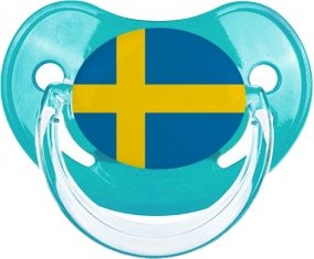 Drapeau Suède : Sucette Physiologique personnalisée