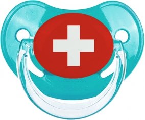 Drapeau Suisse : Tétine Physiologique personnalisée