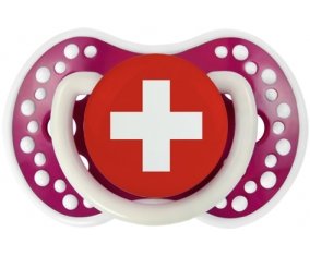 Drapeau Suisse Sucete LOVI Dynamic Fuchsia phosphorescente