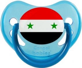 Drapeau République arabe syrienne Sucete Physiologique Bleue phosphorescente
