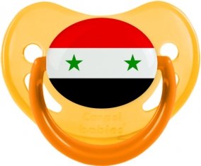 Drapeau République arabe syrienne Sucete Physiologique Jaune phosphorescente