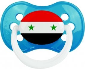Drapeau République arabe syrienne Sucette Anatomique Cyan classique