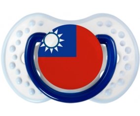 Drapeau Taïwan Sucette LOVI Dynamic Marine-blanc-bleu classique