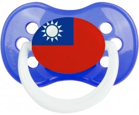 Drapeau Taïwan Tétine Anatomique Bleu classique