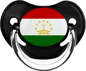 Drapeau Tadjikistan Sucette Physiologique Noir classique