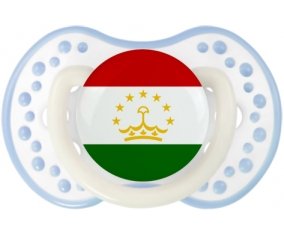 Drapeau Tadjikistan Sucette LOVI Dynamic Blanc-cyan classique