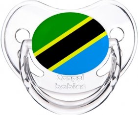 Drapeau Tanzanie Tétine Physiologique Transparent classique