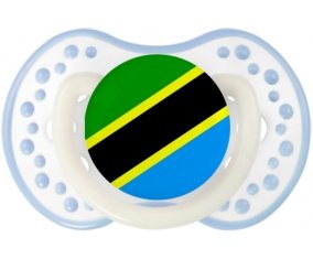 Drapeau Tanzanie Sucete LOVI Dynamic Blanc-cyan classique