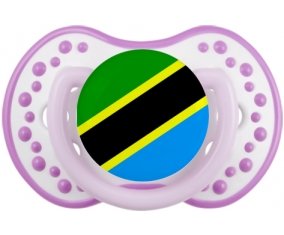 Drapeau Tanzanie Sucete LOVI Dynamic Blanc-mauve classique