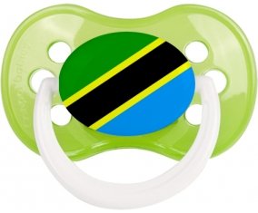 Drapeau Tanzanie Sucete Anatomique Vert classique