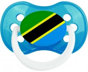 Drapeau Tanzanie Sucete Anatomique Cyan classique