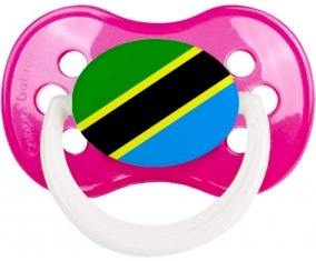 Drapeau Tanzanie Sucete Anatomique Rose foncé classique