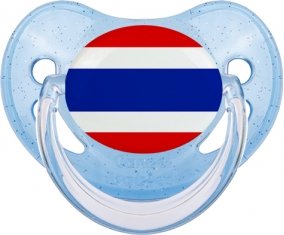 Drapeau Thaïlande Sucete Physiologique Bleue à paillette