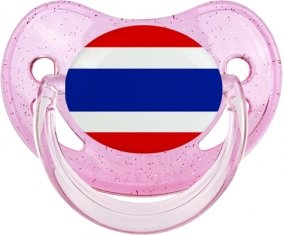 Drapeau Thaïlande Sucete Physiologique Rose à paillette
