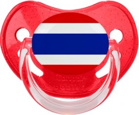 Drapeau Thaïlande Sucete Physiologique Rouge à paillette