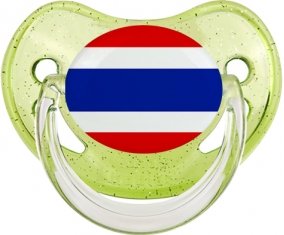 Drapeau Thaïlande Sucete Physiologique Vert à paillette