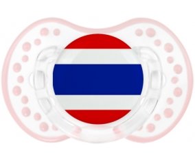 Drapeau Thaïlande Tétine LOVI Dynamic Retro-blanc-rose-tendre classique