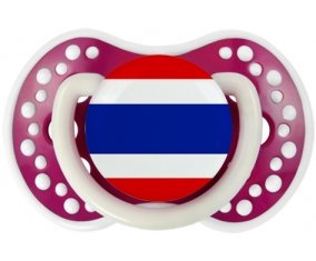 Drapeau Thaïlande Tétine LOVI Dynamic Fuchsia phosphorescente