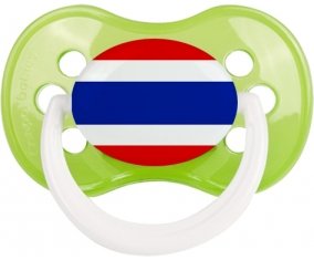 Drapeau Thaïlande Sucette Anatomique Vert classique