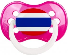 Drapeau Thaïlande Sucette Anatomique Rose foncé classique