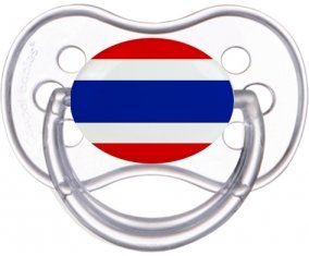 Drapeau Thaïlande Sucette Anatomique Transparente classique