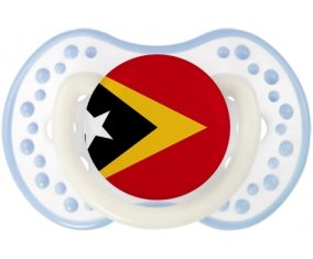 Drapeau Timor Leste Sucette LOVI Dynamic Blanc-cyan classique
