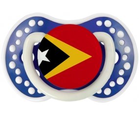 Drapeau Timor Leste Sucette LOVI Dynamic Bleu-marine phosphorescente