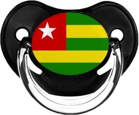 Drapeau Togo Sucette Physiologique Noir classique