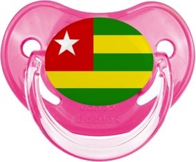 Drapeau Togo Sucette Physiologique Rose classique