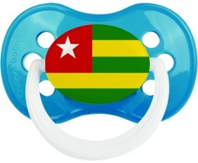 Drapeau Togo Sucette Anatomique Cyan classique