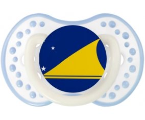 Drapeau Tokelau Sucete LOVI Dynamic Blanc-cyan classique