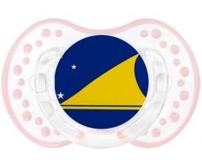 Drapeau Tokelau Sucete LOVI Dynamic Retro-blanc-rose-tendre classique