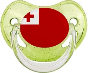 Drapeau Tonga Sucete Physiologique Vert à paillette