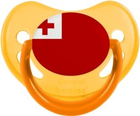Drapeau Tonga Sucete Physiologique Jaune phosphorescente