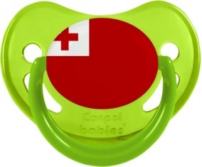 Drapeau Tonga Sucete Physiologique Vert phosphorescente