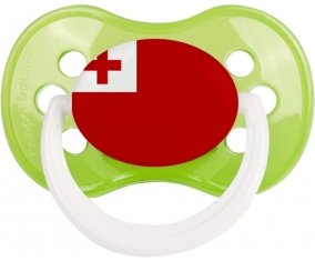 Drapeau Tonga Sucette Anatomique Vert classique